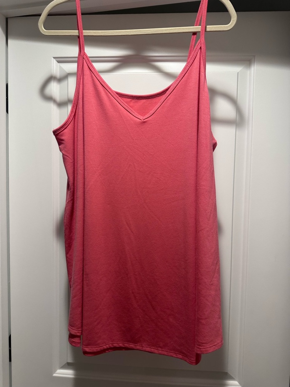 Zenana Outfitters Coral Spaghetti Strap Tank NWT